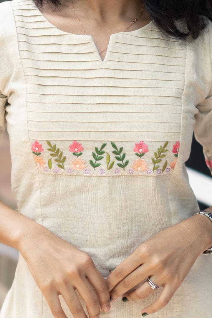 Women?s Cotton Kurta Suit Set with Palazzo Pants & Dupatta(XL) - Image 2